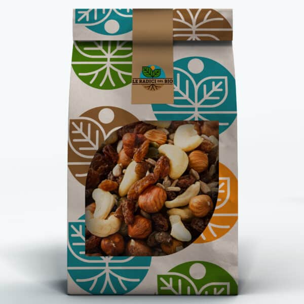Biosnakkini Mix Frutta Secca Plus Bio sfusi 100g (Uvetta, Nocciole, Anacardi, Mandorle)