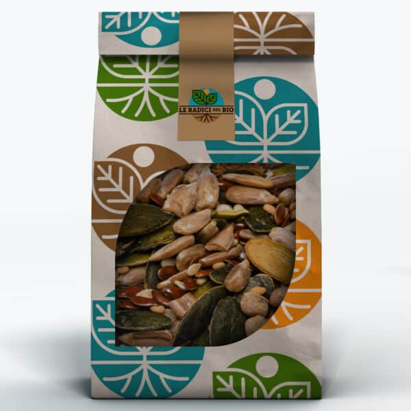 Biosnakkini Mix Per Insalata Bio sfusi 100 g (pinoli, uvetta, semi di zucca e noci)