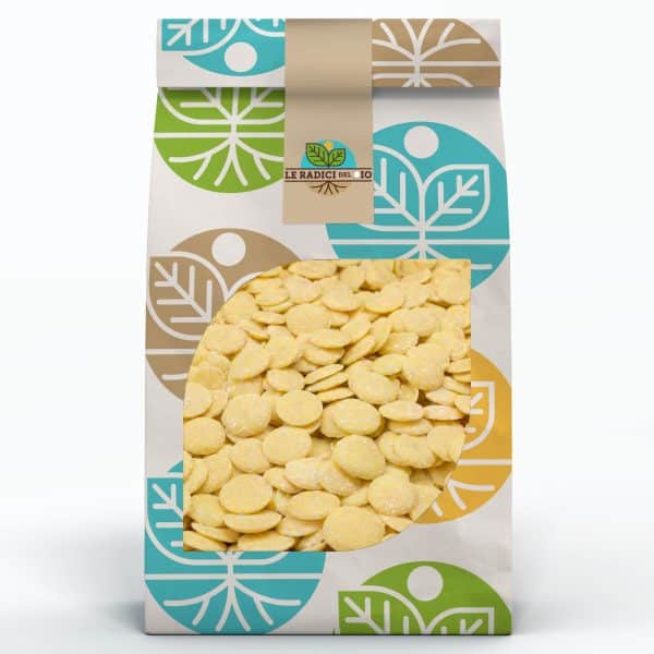 Burro Di Cacao Vergine Bio In Medaglioni Sfuso 100 g